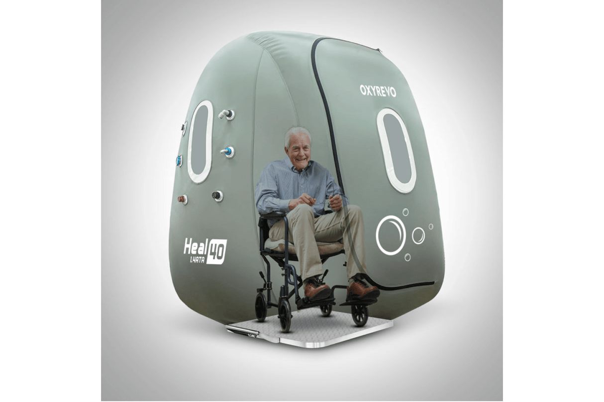 OXYREVO Heal40 1.4 ATA Wheelchair Hyperbaric Chamber